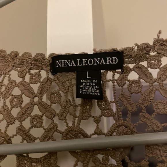 Crochet open front cardigan Nina Leonard - Picture 2 of 3